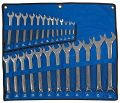 Hamco Drop Forged Carbon Steel & High Quality Tested Steel Silver 25 pcs combination spanner elliptical pattern set
