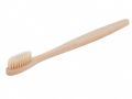 Brown Plain Ergonomic design bamboo toothbrush