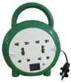 PVC White Green pls round flex socket box