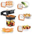 Manual Plastic & Stainless Steel multifunction vegetable cutter