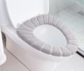 Plain Comfortable Soft Fabric toilet seat cover pad