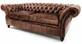 Leather Vintage Double Seater Sofa