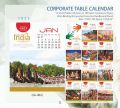Paper Rectangular 250 Gms Multicolor Printed All colors table calendars