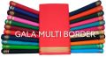 Gala Multi Border Cotton  Fabric