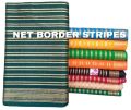 Net Border Stripes Blouse Fabric
