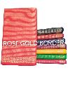 Rose Gold Border Jacquard Fabric