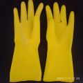 Latex Rubber Yellow Dotted Plain SAFESURE household gloves