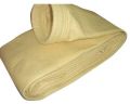 Yellow sewn polyester filter bag