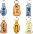 Kee Creation Multishape Available In Different Colors Embossed leather keychain