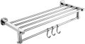 Stainless Steel Silver Plain Polished Towel Rack