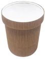 Craft Paper Round Brown 500 ml ripple paper food containers