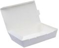 Rectangular White 500ml paper food packing box