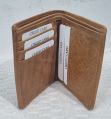 Brown Plain mens leather wallet