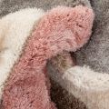 Carpet House Modern Polyester Pink Smooth 600gm shaggy carpets