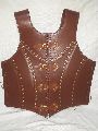 Red Natural Plain New leather chest armour
