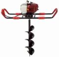 Metal Black Red Color Coated Agri Techno Earth Auger