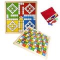 Wooden Ludo and Snake Ladder Board Game