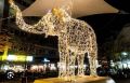 Outdoor Lighted Decorative Elephant Statue