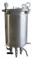 Scoya Polished Round Medium stainless steel jacketed vessel