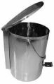 Scoya Stainless Steel 316 Pedal Wheeled Rectangular Square New Stainless Steel Dustbin