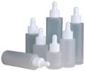 Round As Per Requirement frosted glass flat shoulder dropper bottle