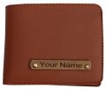 Rectangular Available in Many Colors Bi Fold Plain ladies foldable leather wallet