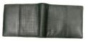 Rectangular Plain mens black leather wallet