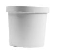 White Plain 1000 ml paper lid tub