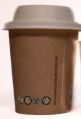 Round Brown 240 ml single wall paper cups