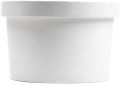 White Plain 350 ml paper lid tub