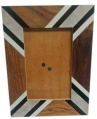 Brown Rectangular Material wooden photo frame