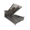 Metal Bed With Storage