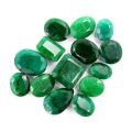 Gemstone Polished Round Green Plain emerald stone