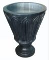 Black Marble Flower Pot