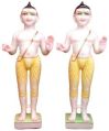 18 Inch White Marble Swami Narayan Statue