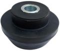 Black Rubber and Metal Inserts Black rubber excavator engine cushion mounting