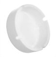 White Round plastic ashtrays