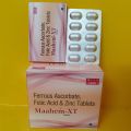 Ferrous Ascorbate 100 mg folic acid 1.5 mg zinc 7.5 mg tablets