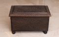Polished Rectangular teak wood brown wooden box