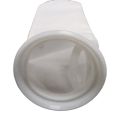 Round White Plain White nylon felt filter bag