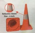 Rubber Plastic Red 1.2 Kg safety cone