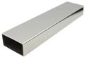 Polished Square Silver stainless steel 304l rectangular welded pipe
