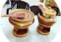 Organic Clay Round Multi-color Printed 5 ltr terracotta mitti handi set