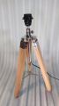 Light Brown and Silver 15 inch lamp tripod stand
