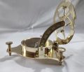 3.5 Inch Brass Dull Golden Sundial Compass