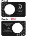 Black Printed PVC Plastic Sheet custom coin packing card