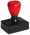 Plastic Square Round And Rectangle Black Red Voilet Blue And Green rubber flash stamp