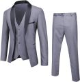 Light Grey Wedding Suit Blazer Official Suit Couple Dating Suit