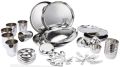 48 Pcs Stainless Steel Round Dinner Set