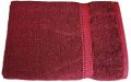 Rekhas Cotton Bath Towel, Super Absorbent, Soft &amp;amp; Quick Dry  Anti-Bacterial  Maroon Color
